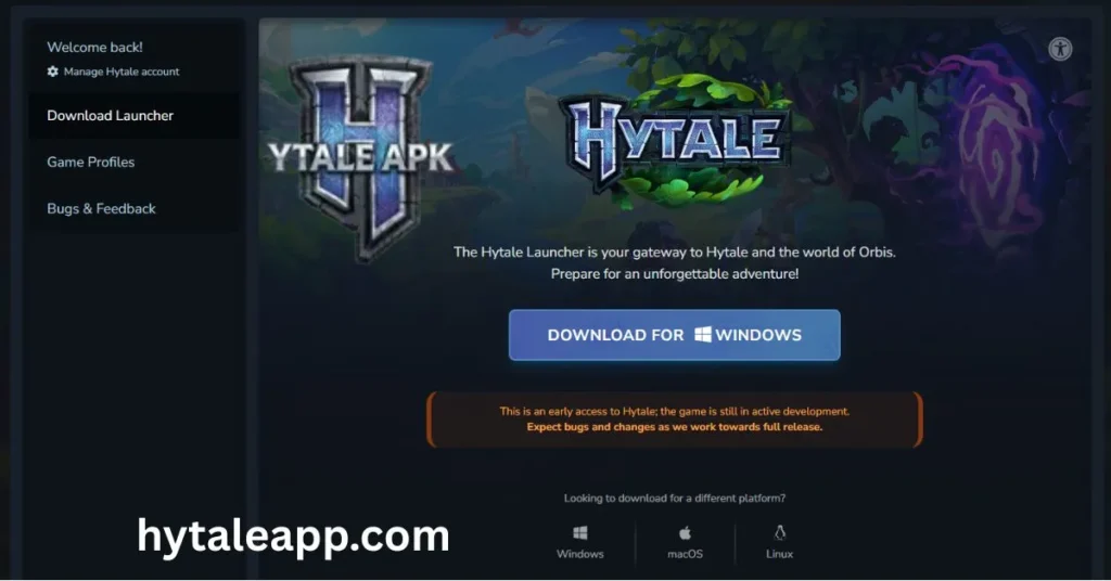 Download Hytale Official Launcher Early Access